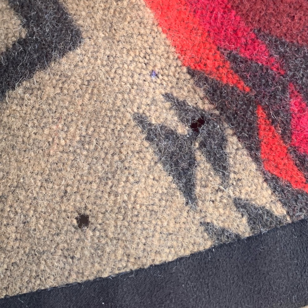 Pendleton Wool Wrap Belted Jacquard Jacket Southw… - image 6